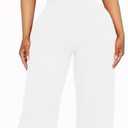 FairyLove Women's Strapless Tube Top Rompers Casual Off Shoulder Printed Sleeveless Belted Wide Leg Jumpsuit with Pockets Large