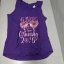 Girls Gone Cruising 2025 Girl Cruise Ship Vacation Trip Tank Top, XL (Purple)