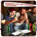 50 Pieces Football Squares Board for 25 Square Footballs Pool Cards 9.6 x 6.7 Inch Sports Party Scratch off Cards for Sports Box Decorations Game Party