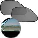 VaygWay Baby Window Sun Shade- Car Accessories Side Sun Visor- Kids Pets Seat 2 Pk- Sun Glare UV Rays Protection