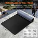 50mil EPDM Waterproofing Membrane for Roof Underlayment 16.5ft X 40in - Self-Adhesive Rubber Roofing Materials Heavy Duty Peel and Seal Roofing Roll for Patio, Rv, Metal Roof (Textured Surface)
