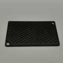 Lodge Reversible Cast Iron Grill/Griddle  9.5 x 16.75 Inch Pre-Seasoned Cooking Surface  Flat & Ribbed Sides  Use on Stove, Grill, or Campfire  Made in the USA  Heavy-Duty, Black