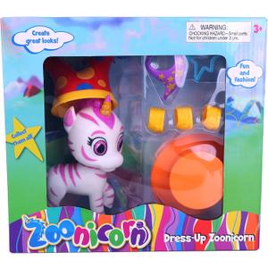 Dress-Up Zoonicorn - Purple Zoonicorn with Yellow Shoes - PROMI