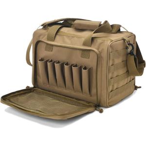 Tactical Gun Range Bag Deluxe Pistol Shooting Range Duffle Bags