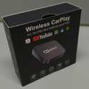 Wireless CarPlay Adapter for CarPlay Android Auto, Mini Design Wired to Wireless CarPlay, Plug & Play, Fast & Stable Connection, Car Play Adapter Compact with USB/USB-C (AI Silver)