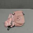 Initial Water Bottle Holder with Strap for Stanley Cup Accessories 40 oz Tumbler/Simple Modern Tumbler Bag, Water Bottle Carrier Bag with Strap,Personalized Valentine's Day Gift for Women,Her & Girls (Pink)