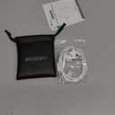 USB C Headphones for iPhone 16 15 Pro Max Plus iPad Pro USB C Earphones with Microphone Volume Control USB C Wired Earbuds USB Type C Earphone for Google Pixel 8 7 6A 5 Samsung S24 S23 S22 S21 S20 A55 (White)
