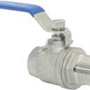 DAN SPEED Full Port Ball Valve Male x Female S304 Stainless Steel Heavy Duty for Water, Oil, and Gas,1000WOG (3/4inch)