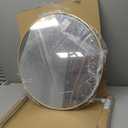 Bathroom Mirror for Wall, 24 Inch Round Mirror, Matte Gold Metal Framed Circle Vanity Mirror for Bathroom Bedroom Living Room Entryway, Anti-Rust, Tempered Glass, Hanging or Leaning