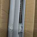 CHICOLOGY Cordless Mini Blinds for Indoor Windows, 36" W x 60" H, Gray Vinyl 1" Slats with Tilt Wand, Light Filtering to Room Darkening, Moisture-Resistant, Child-Safe, Screw-Mount Installation