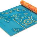Gaiam Yoga Mat - Premium Print Reversible Extra Thick Non Slip Exercise & Fitness Mat for All Types of Yoga, Pilates & Floor Workouts