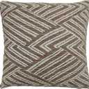 Riverbrook Home Zippered Pillow Cover, Jordan Gypsy - Grey, 20 x 20-Inch (20" x 20" (Pack of 1))