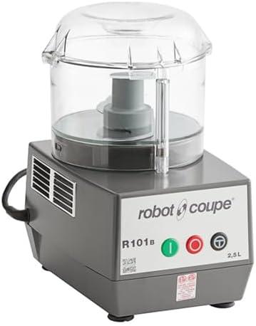 Robot Coupe R101B CLR Combination Food Processor, 2.5 Quart Clear Batch Bowl, Polycarbonate, Clear, 120v