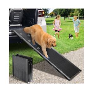 Dog Ramp, Dog Ramp for Car with Anti-Slip Surface, 63''x17.3'' Folding Pet Ramp for Large Dogs to Get on Truck SUV Van Up to 250LBS, Car Ramp for Dogs Dog Stairs for Bed Couch Outdoor Indoor