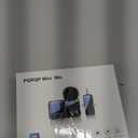 PQRQP 3 in 1 Microphone for iPhone/Android/Camera, Wireless Microphones, 328ft Transmission, 18H Battery Life, Mini Microphone for Record Interview, Vlogs, Tiktok, Bags & Cases (Ebony Black)