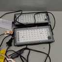 YAYIT 50W Black Lights with Switch+Plug, IP66 Waterproof, LED Blacklight Flood Light for Glow Party, Halloween, Bedroom, Poster, Body Paint, 2 Pack