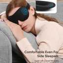 LKY DIGITAL Sleep Mask for Side Sleeper 3 Pack, Blackout 3D Eye Mask for Sleeping, Night Blindfold for Men Women (Gray & Blue & Black)