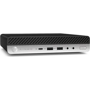 HP EliteDesk 800 G4 Mini Tiny Business PC, Intel Hexa-Core i5-8500T up to 3.5GHz, 16GB DDR4 RAM, 256GB NVMe SSD, Dual Monitor Support, WiFi, Bluetooth, HDMI, DisplayPort, Win11 Pro 64-bit 