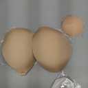 Invisible Strapless Sticky Bra Push up for Women, Ultra Adhesive Bra for Backless Dress, Cleavage Bra Lift Novelty Bras (B Cup, Light Beige)