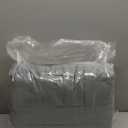 LBRO2M Cooling Weighted Blanket 40 lbs 104" X88" with One Cooling Side, Flannel Heavy Blanket with Glass Beads, Soft Thick Comfort Blankets for Adults Bed Heavy Blanket, Gray