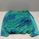 Dressystar Womens Long Sleeve Maxi Cocktail Dress 2025 Fall Ruched Floral Print Bodycon Mesh Formal Wedding Guest Dresses (XX-Large, Green Blue Flower)