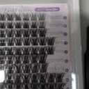 ALICE Lash Clsusters Kit Wispy Eyelash Clusters Kit Cluster 10-18mm Natural Eyelash Extension Kit 168pcs Thin Band Individual Lashes Kit with Lash Glue Bond and Seal DIY at Home