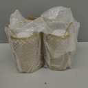 TRIROCKS Set of 2 Battery Operated Lamp 9'' High Cordless Table Lamp Battery Powered Lanterns with 6H Timer for Home Living Room Weddings Parties Patio Events Outdoors Indoors Shelf(Gold)