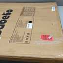 Babelio 34" Tall No Bottom Bar Baby/Dog Gate for Stairs, House and Doorways, 29.7-46.5" Auto Close Safety Pet Gates with Large Walk Thru Door, Hardware Mount, Black