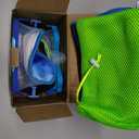 Swim Goggles Kids 6-14, Diving Mask No Tangle StrapWater Goggles Nose Cover for JR / Youth