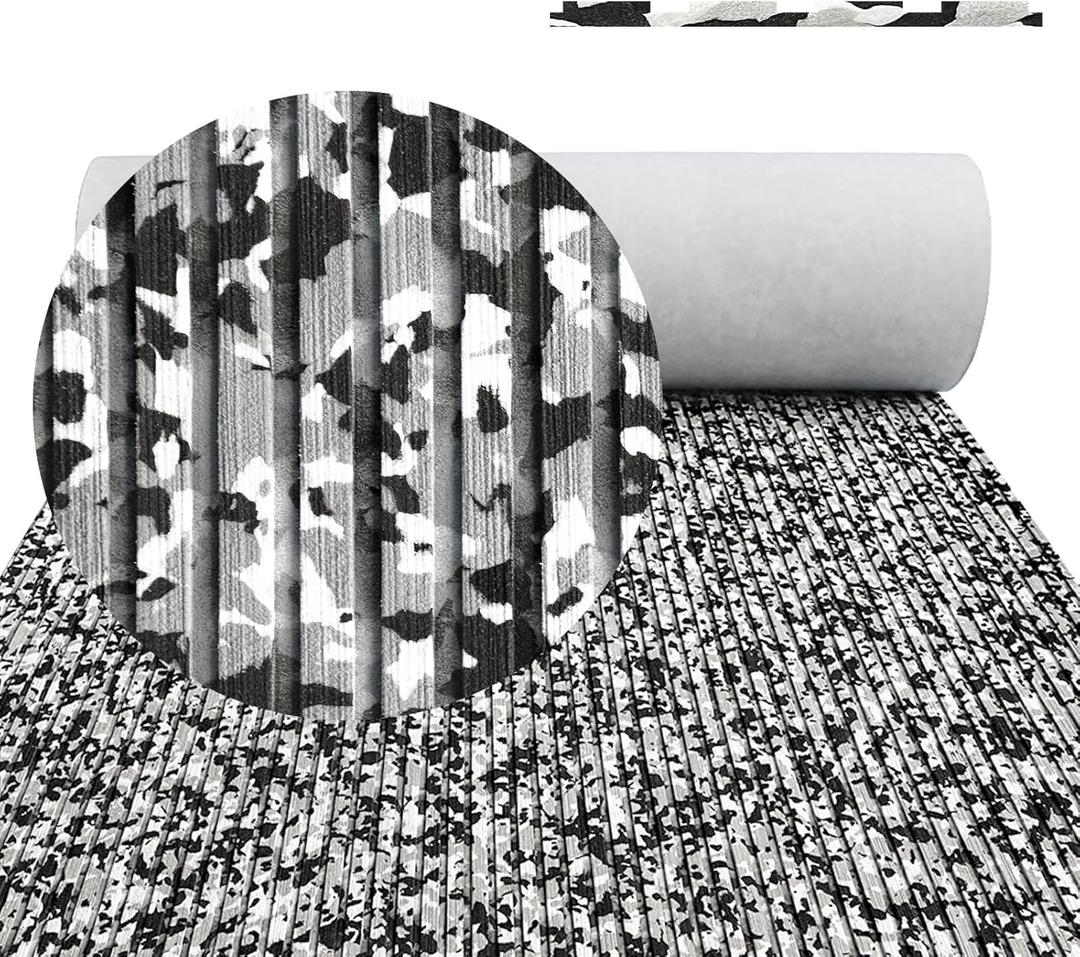Boat Flooring EVA Foam Boat Decking Camo 94"x45"/35"/23" Non-Slip Boat Mat Self-Adhesive Foam Boat Deck Flooring Carpet Mat Rolls for Kayak Deck Boat Yacht Flooring Motorboat