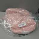 Berlune Faux Fur Fuzzy Leg Warmers 16'' Furry Boot Cuff Long Fur Fluffy Shoes Cover for Women Girls winter Halloween Costumes(Pink)