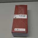 LKWLIKEI Nappa Premium Leather car Steering Wheel Cover, Non-Slip, Breathable, Universal 15 inches (red Blue line)