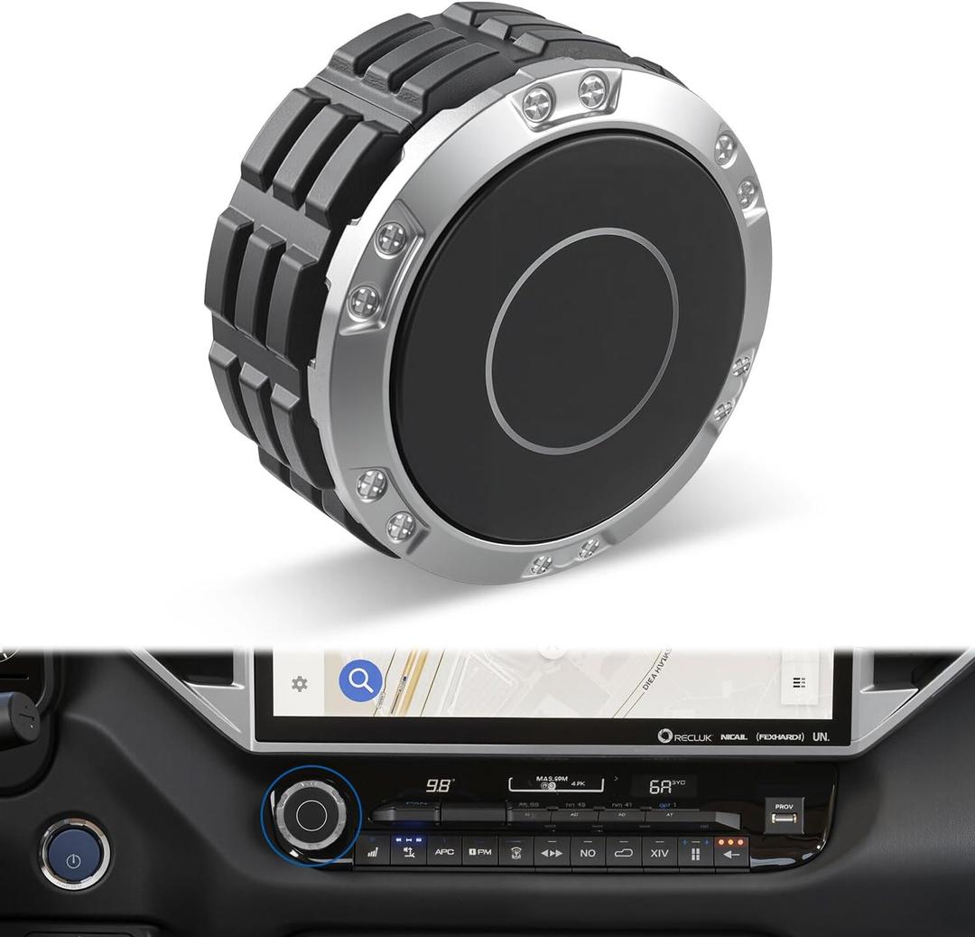 Power Volume Knob Replacement, Radio Control Knob Replacement Fit for 2022-2025 Toyota Tundra & Sequoia with 14 Inch Display