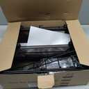 HapiRm Over The Door Organizer - Hanging Door Organizer with 4 Metal Large Capacity Baskets and Adjustable Coat Hook for Bathroom Bedroom Kitchen Pantry Closet Cabinet (Black)