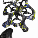 Foam Remote Control Airplane Drone for Kids Ages 8-12, Remote Control Jet with Lights, 360 Flips, Auto Hover, Headless Mode, One-Key Take Off & Landing, Outdoor Flying Toy Gift for Boys