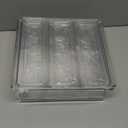 Luckore 10 Pack Clear Fridge Organizer, Stackable Refrigerator Organizer Bins with Lids, Fridge Storage Containers for Kitchen, Food, Cabinets, Fruits, Vegetables, Cereals