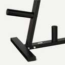 Amazon Basics Olympic 2-inch Weight Plate Tree Rack for Home Gym Storage, Space Saving Organizer
