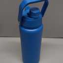 ENCOOL Insulated Water Bottle with Straw Stainless Steel Water Bottle, Leak-Proof, BPA-Free, Double Wall Vacuum Keeps Cold for 24 Hours for Sports, Travel, School (32 oz, Celtic Blue)