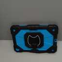 for Galaxy Tab A11+ Plus / A9+ Case 11 Inch, Rugged Case for Samsung Galaxy A9 Plus/A11+ Tablet with Screen Protector 360 Rotating Stand Shoulder Strap Pen Holder 2025/2023 Model, Black Blue