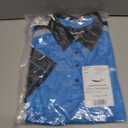 LULY YANG DSP Women's Active Polo - Short Sleeve (Blue, XL)