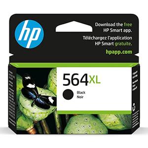HP 564XL Black High-yield Ink | Works with DeskJet 3500; OfficeJet 4620; PhotoSmart B8550, C6300, D5400, D7560, 5510, 5520, 6510, 6520, 7510, 7520, Plus, Premium, eStation Series | CN684WN