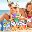 Splash Water Flying Discs in 6 Bright Colors, Disc Water Toys with Portable Mesh Bag, Fun Pool, Beach Toys & Games for Kids and Toddler