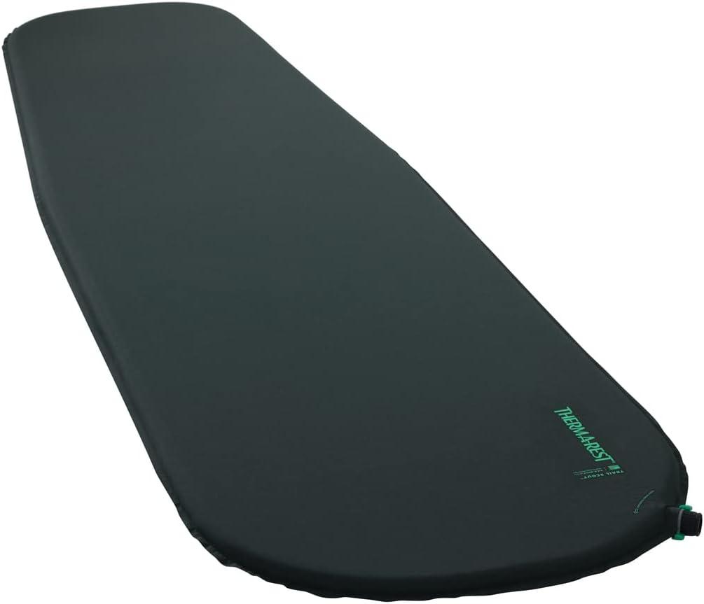 Therm-a-Rest Trail Lite - Self-Inflating Sleeping Pad for Camping and Backpacking,  L (black)