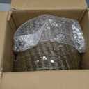 BESTVIP 100 Pieces Gold Glitter Disposable Plates, 9 Inch Premium Sturdy Gold Plastic Plates, Premium Elegant Fancy Party Supplies for Weddings, Parties and Birthdays