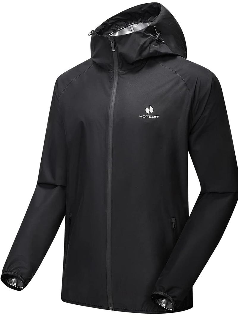 HOTSUIT Sauna Suit for Men Weight Loss Sweat Suit Boxing Exercise Sweat Sauna Jacket 4XL