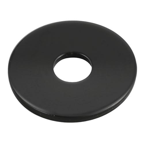 50 PCS 3/16" Stainless Flat Washers, 1" Outer Diameter, 18-8 (304) Stainless Steel Metal Washers for Screws and Bolts, Black Finish
