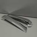 G-PLUS Front Grille Molding Trim Primed Compatible with 2003-2007 Chevy Silverado 1500 2500 3500 Pair Driver and Passenger Side Grille Trims Set 10397972 GM1213105 10397973 GM1212105