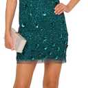 Adrianna Papell Sleeveless 3D Floral Beaded Shift Dress, 16