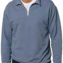 Velvet by Graham & Spencer Men's Patrick Half Zip Sweatshirt, L