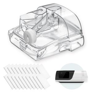 Replacement Water Chamber & 20-Pack Filters for Airsense 11 & AirCurve 11, Replacement Humidifier Tank Compatible with HumidAir Standard Tub for Air11 Devices, AirSense 11 Supplies